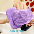 Silicone Back Scrubber Soft Loofah Bath Towel Massage Belt - Al-Raheem Imports