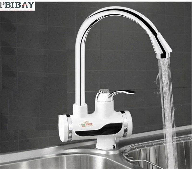 Tankless Electric Hot Water Heater Faucet Kitchen Instant Heating Tap Water With LED - Al-Raheem Imports
