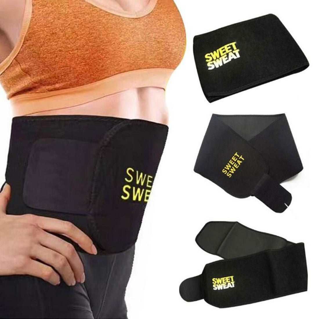 Unisex Sweat Belt Waist Trimmer Shapers Waist Trainer Corset Shapewear Walking Jogging Control Body - Al-Raheem Imports