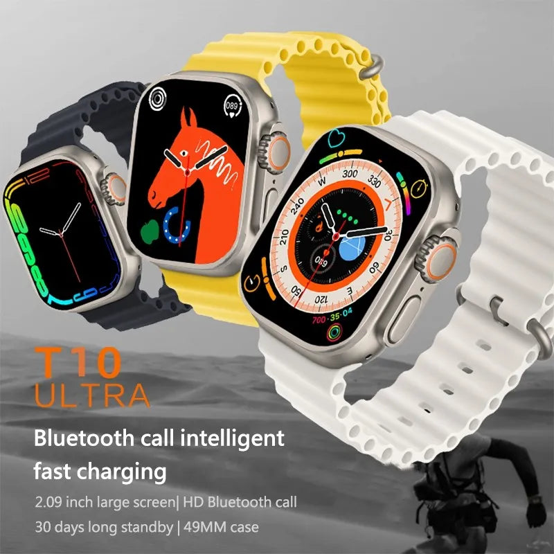 T10 Ultra Smartwatch with 2.09-Inch Infinite Display & Bluetooth Calling