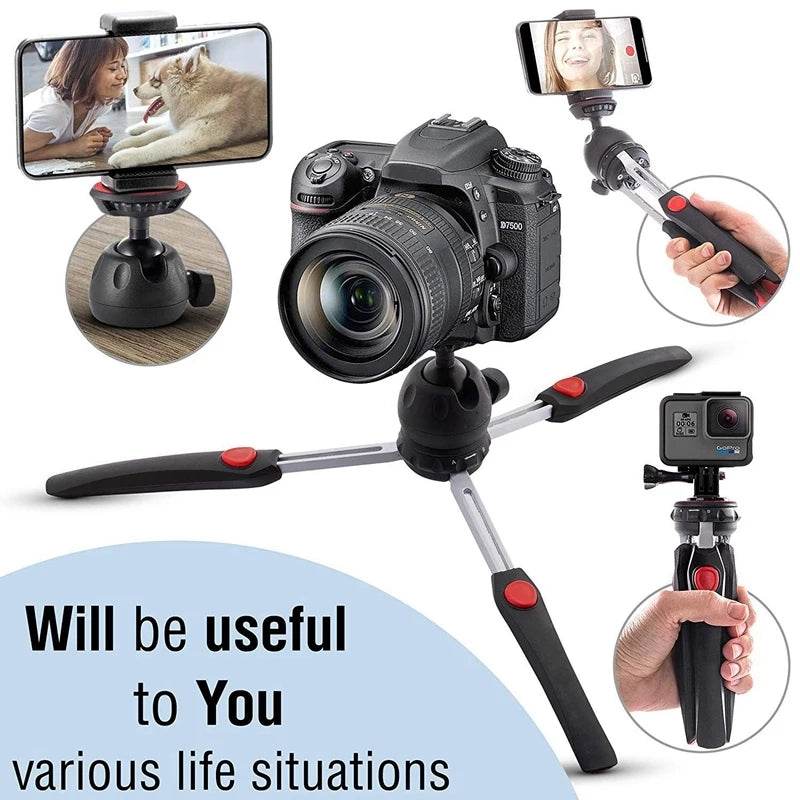 NeePho NP-888 Extendable Mobile Phone and Camera Tripod with 360° Holder - Al-Raheem Imports