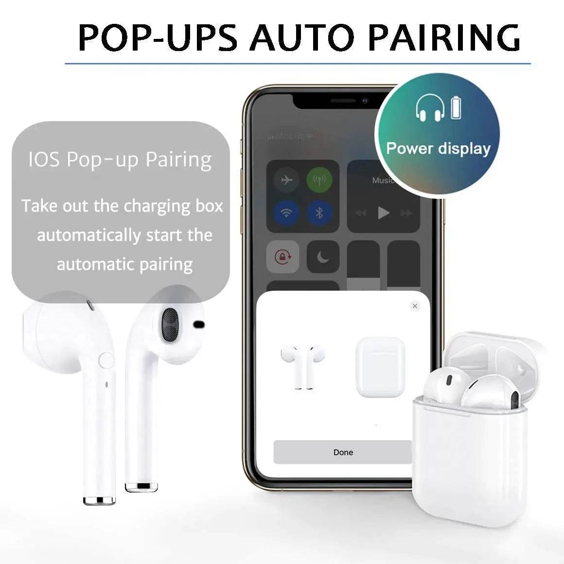 A2 Mini True Wireless Bluetooth 5.0 Headset 3D Stereo In-Ear Earbuds with Graphene Composite Diaphragm - Al-Raheem Imports