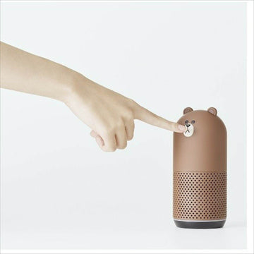 Clova Naver Friends+ Portable AI Speaker with 360 Degree Surround Sound, Bluetooth and Voice Control - Al-Raheem Imports