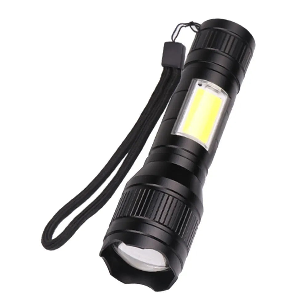 Military LED Zoomable Mini Flashlight for Camping and Hiking