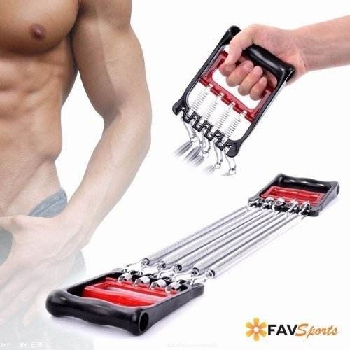 Adjustable Chest Expander and Hand Gripper 2 in 1 Strength Training Equipment - Al-Raheem Imports