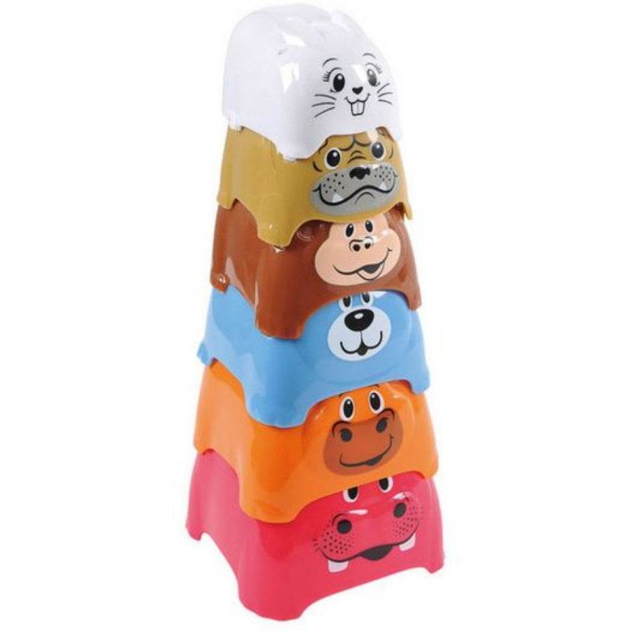 Animal Party Stacker Playset Kids Fun Play Toys - Al-Raheem Imports