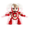 Avengers Ironman Dancing Robot Toy with Music & LED Lights for Kids 7-14 - Al-Raheem Imports