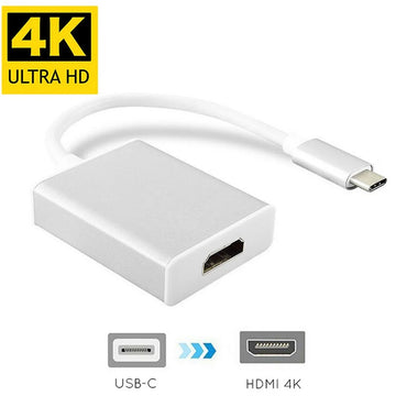 USB Type C to HDMI Adapter Converter 1080P Full HD Video Audio Output for MacBook Laptop Phone White