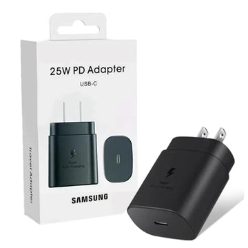 Original Samsung 25W Super Fast Charger USB PD Adapter 2 Pin Fast Charging Power Adapter