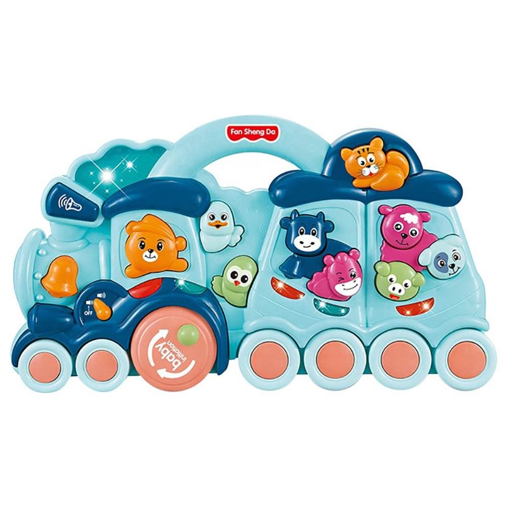 Baby Activity Animal Train Play Toy For Kids - Al-Raheem Imports
