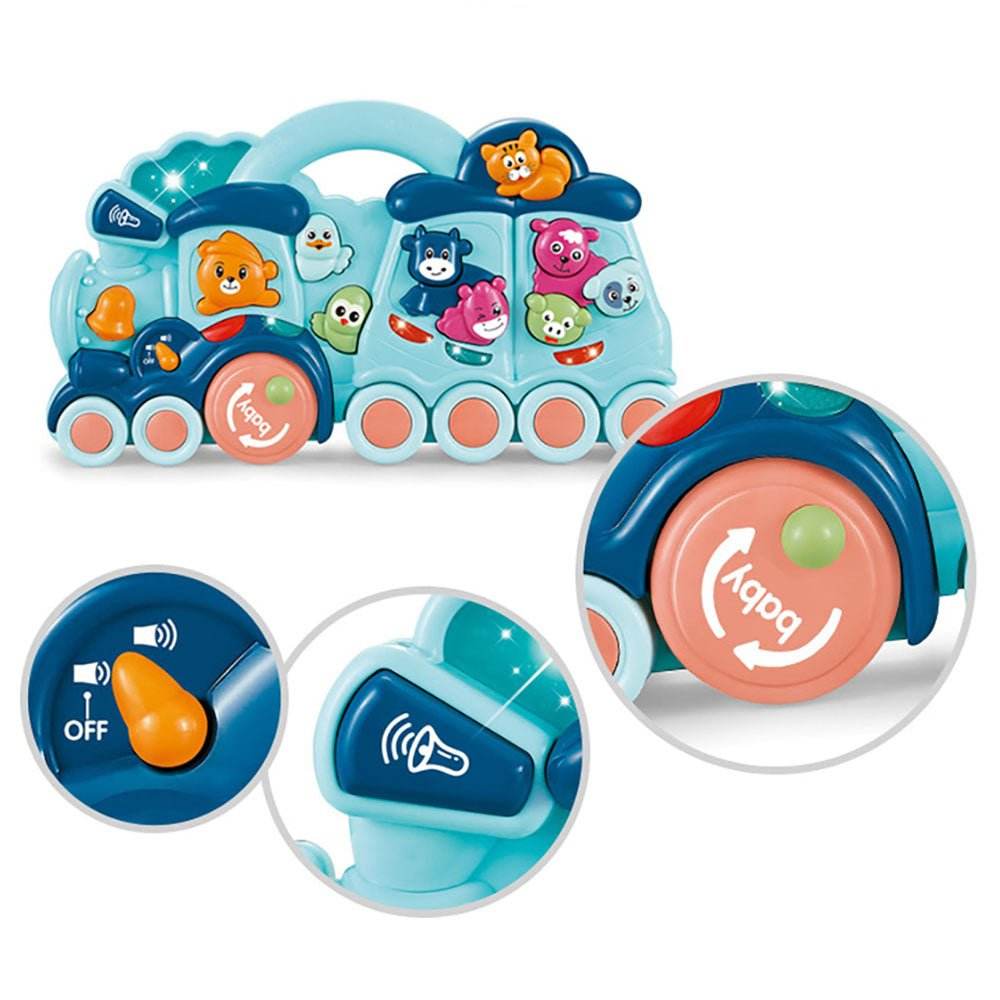 Baby Activity Animal Train Play Toy For Kids - Al-Raheem Imports
