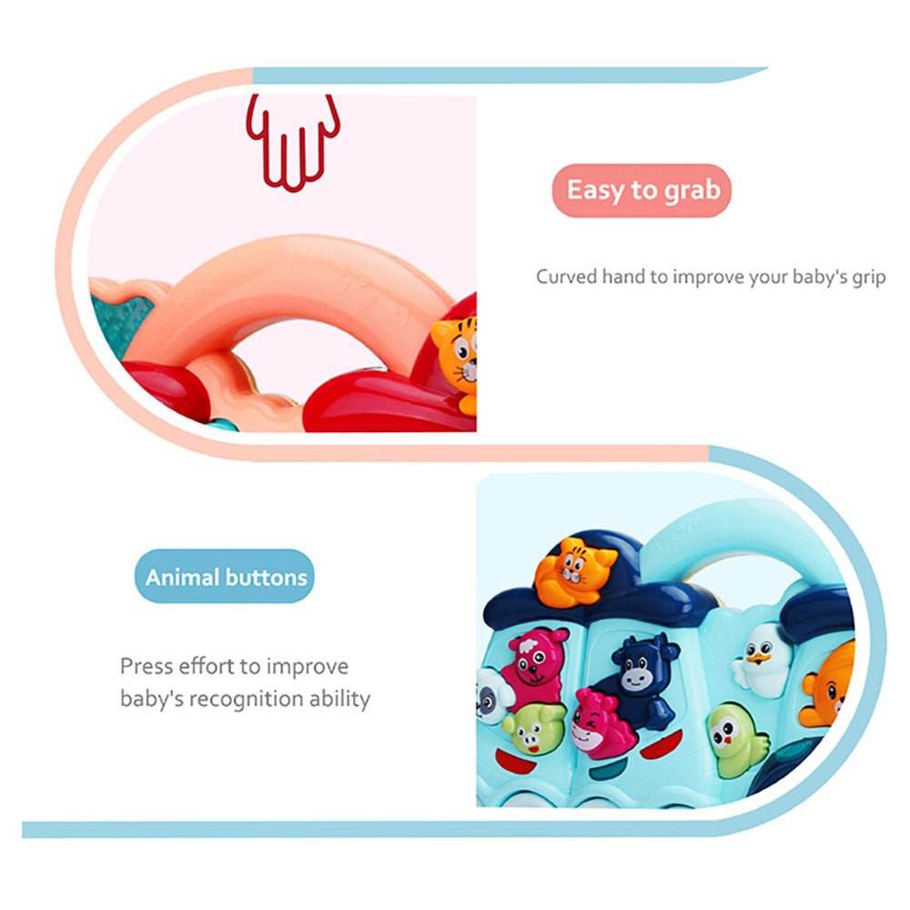 Baby Activity Animal Train Play Toy For Kids - Al-Raheem Imports