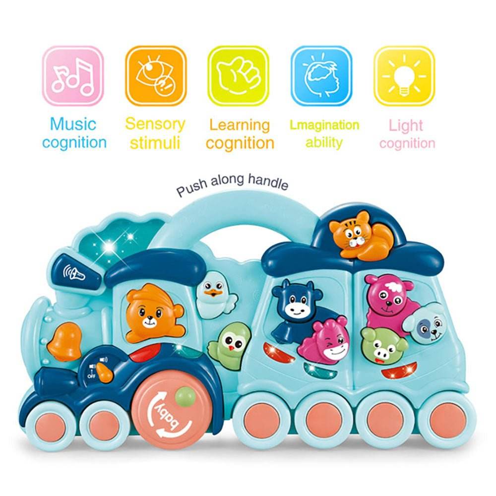 Baby Activity Animal Train Play Toy For Kids - Al-Raheem Imports
