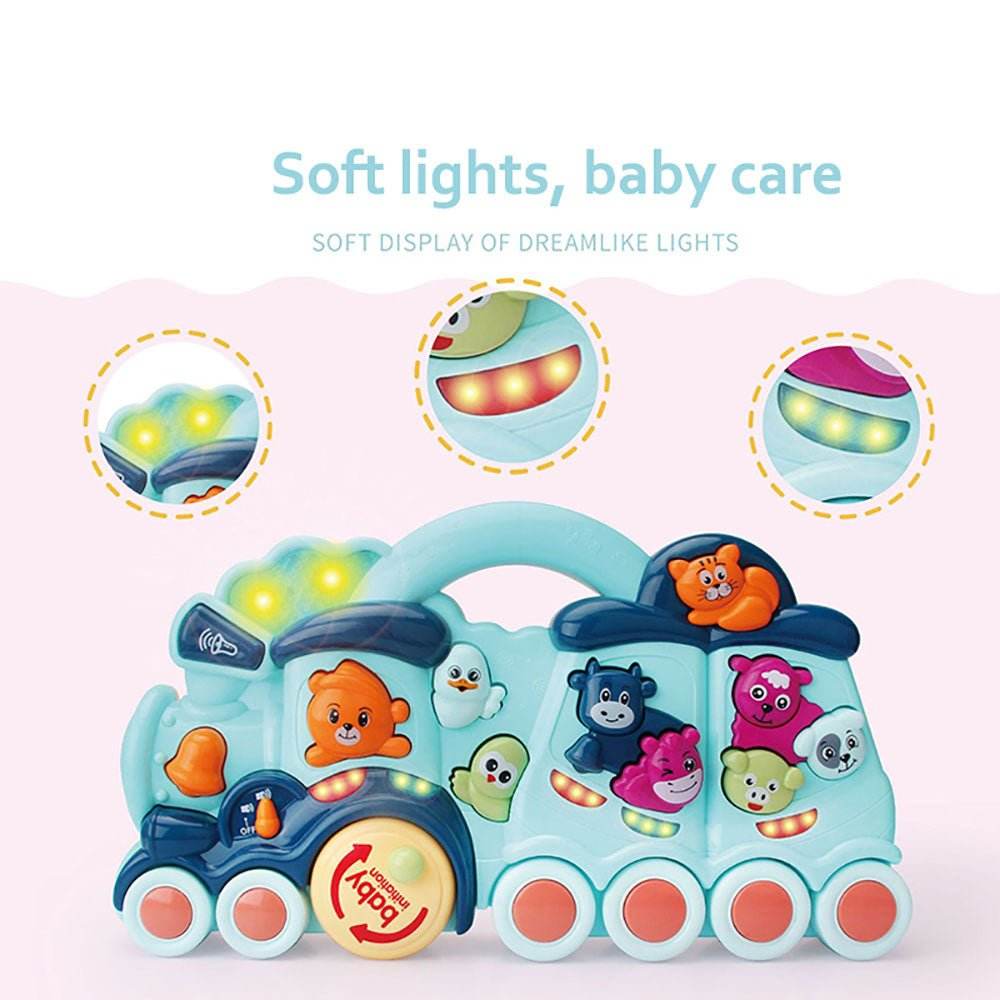Baby Activity Animal Train Play Toy For Kids - Al-Raheem Imports