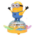 Battery Operated Unique Spin Musical Rotating Dancing Minions 4D Lights & Sounds Toy - Al-Raheem Imports