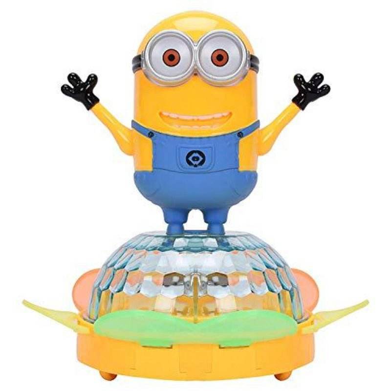 Battery Operated Unique Spin Musical Rotating Dancing Minions 4D Lights & Sounds Toy - Al-Raheem Imports