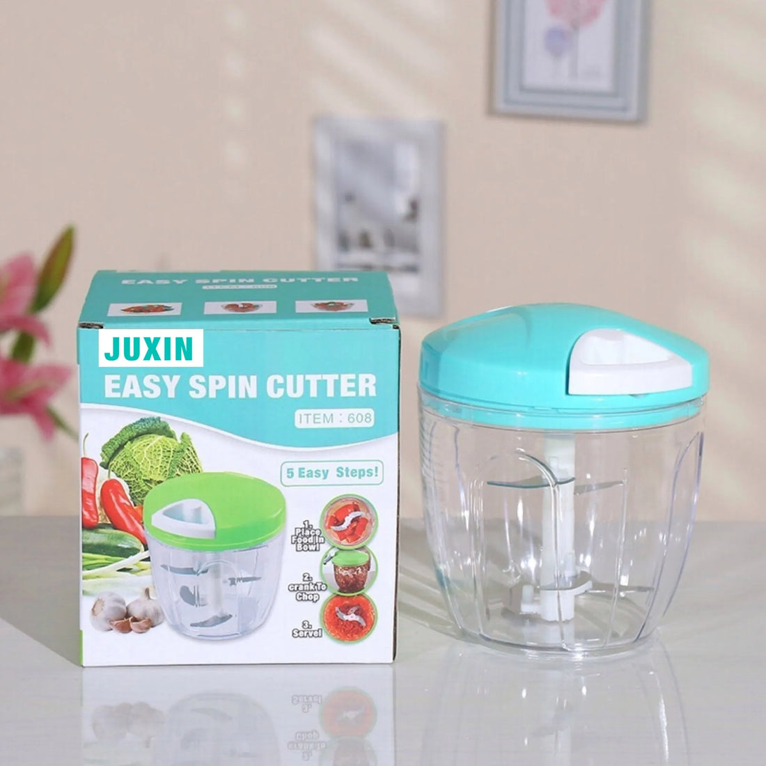 Manual Vegetable Cutter Chopper 900ml Hand Pull Cord Garlic Onion Carrot Processor Kitchen Tool