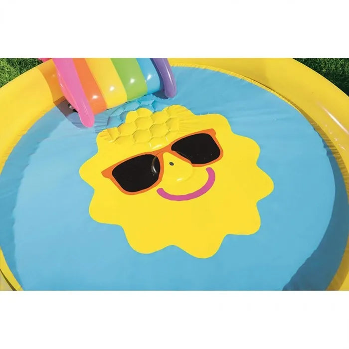 Bestway 53071 Sunnyland Inflatable Splash Play Pool 2.37m with Slide and Sprayer