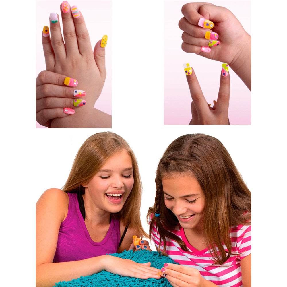Nail Art Studio Girl's Fabulous Sparkling Nail Set for Creative Fashion Fun - Al-Raheem Imports
