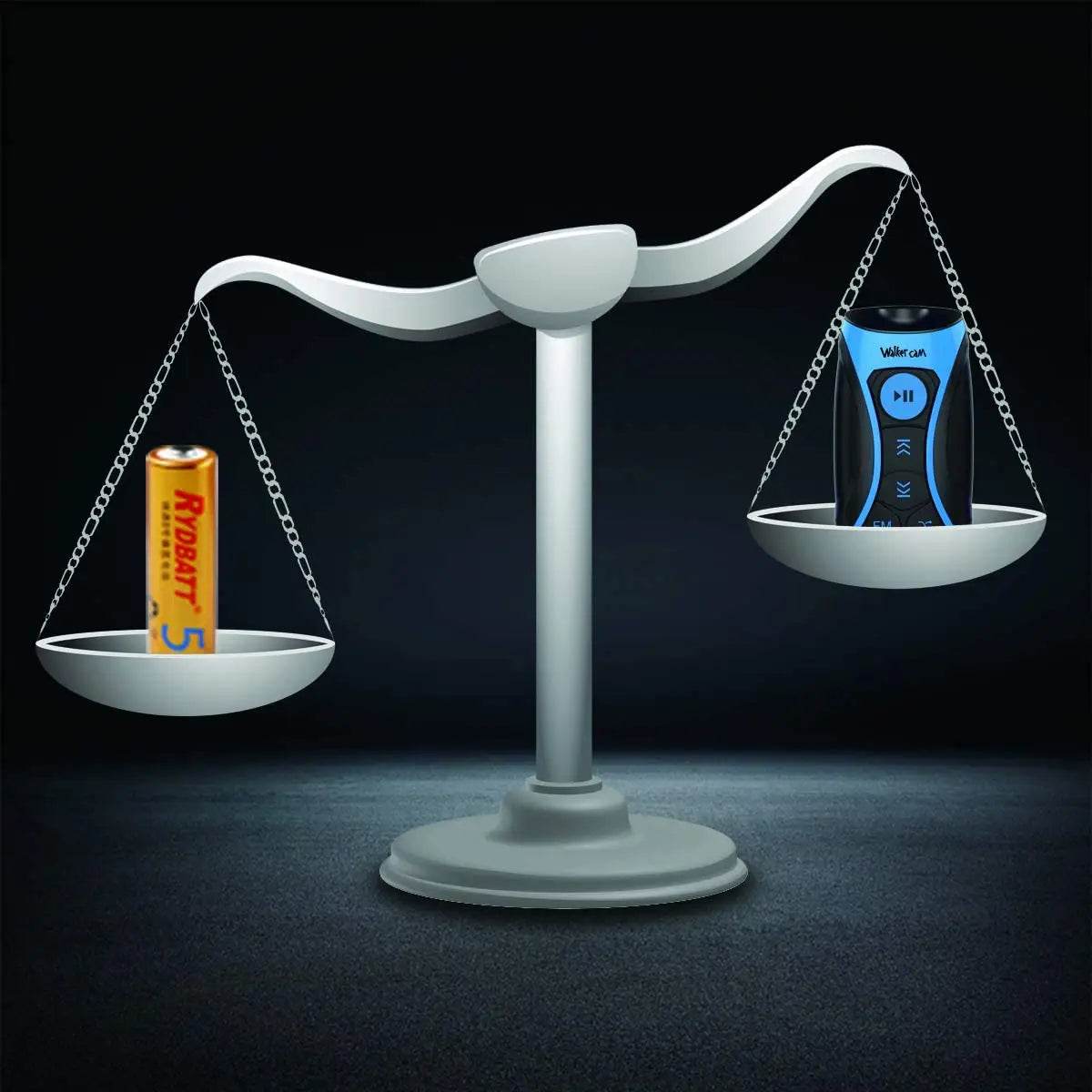 Waterproof MP3 Player with FM Radio and Underwater Headphones for Swimming 8GB Memory - Al-Raheem Imports