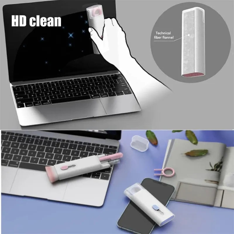 7-in-1 Mini Portable Cleaning Kit for Keyboard, Earbuds, Mobile & Laptop