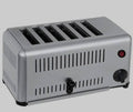 Commercial 6 Slice Stainless Steel Toaster Heavy Duty, Wide Slots, Adjustable Timer - Al-Raheem Imports