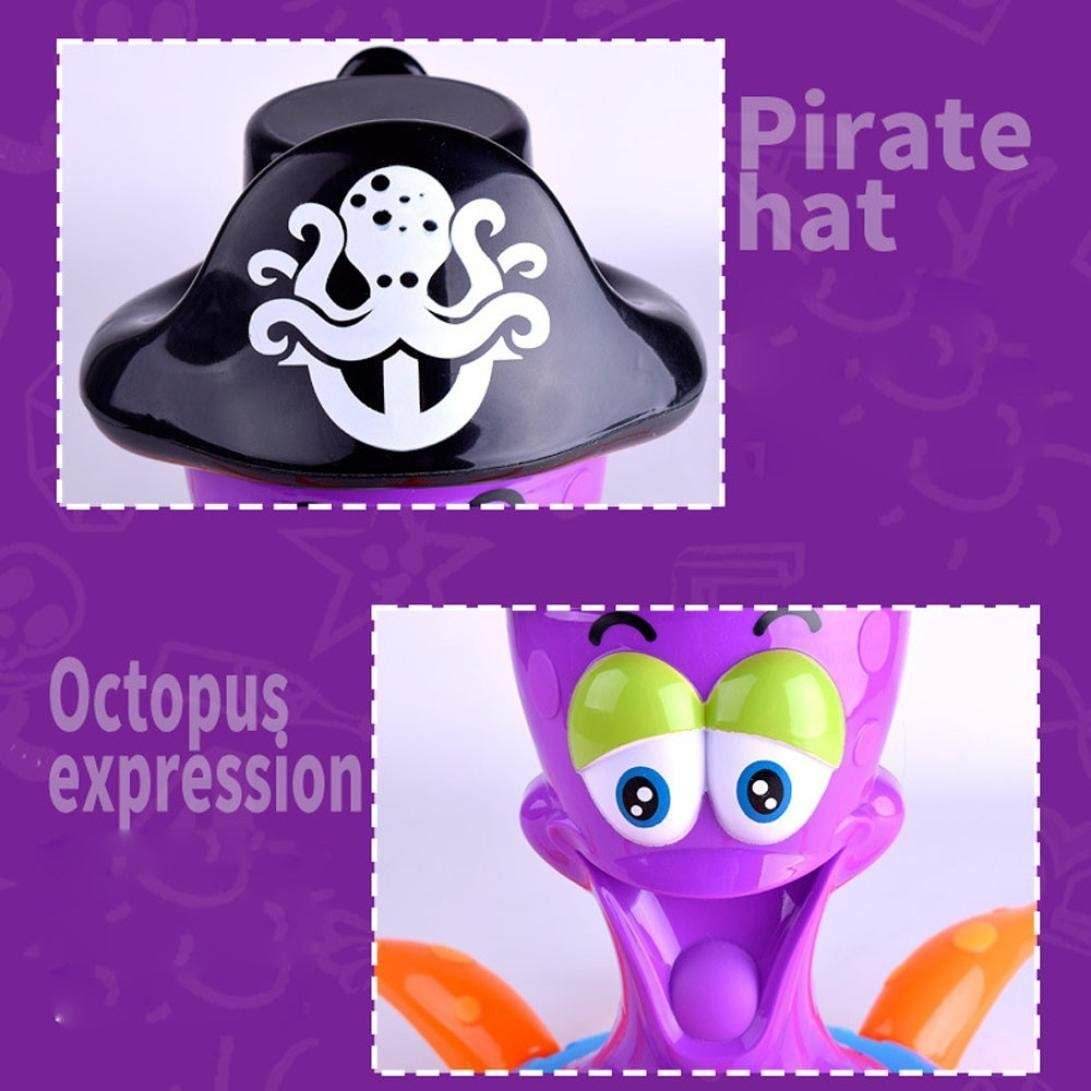 Captain Octopus Electric Dancing Toy with LED Lights & Music for Kids 3+ - Al-Raheem Imports