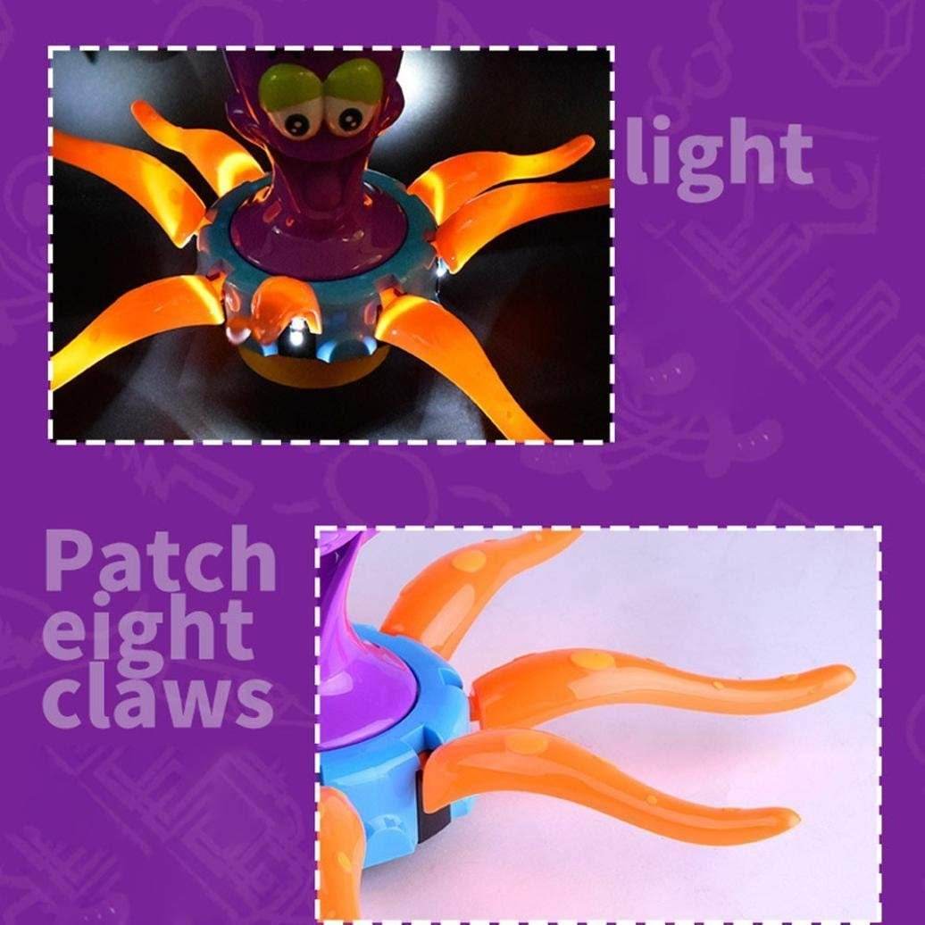 Captain Octopus Electric Dancing Toy with LED Lights & Music for Kids 3+ - Al-Raheem Imports