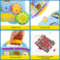 Car Piano Musical Toy with Lights & Animal Sounds 4 Play Modes Kids 2-7 Years - Al-Raheem Imports