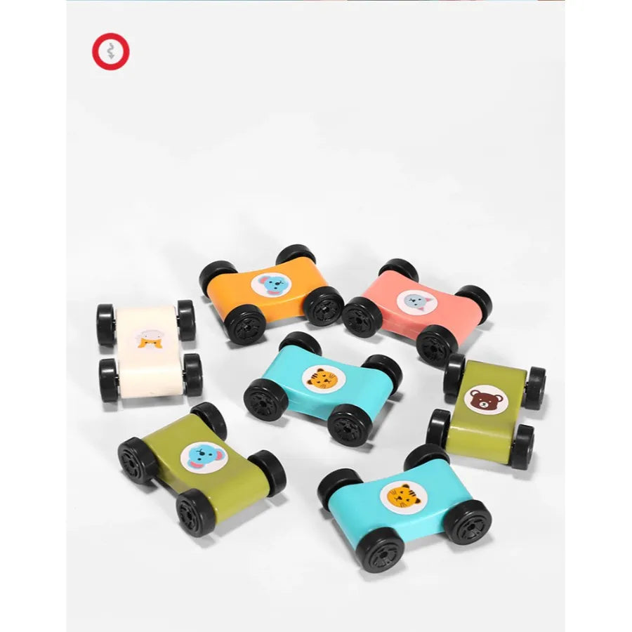 Gliding Ramp Racing Car Toy Set for Toddlers