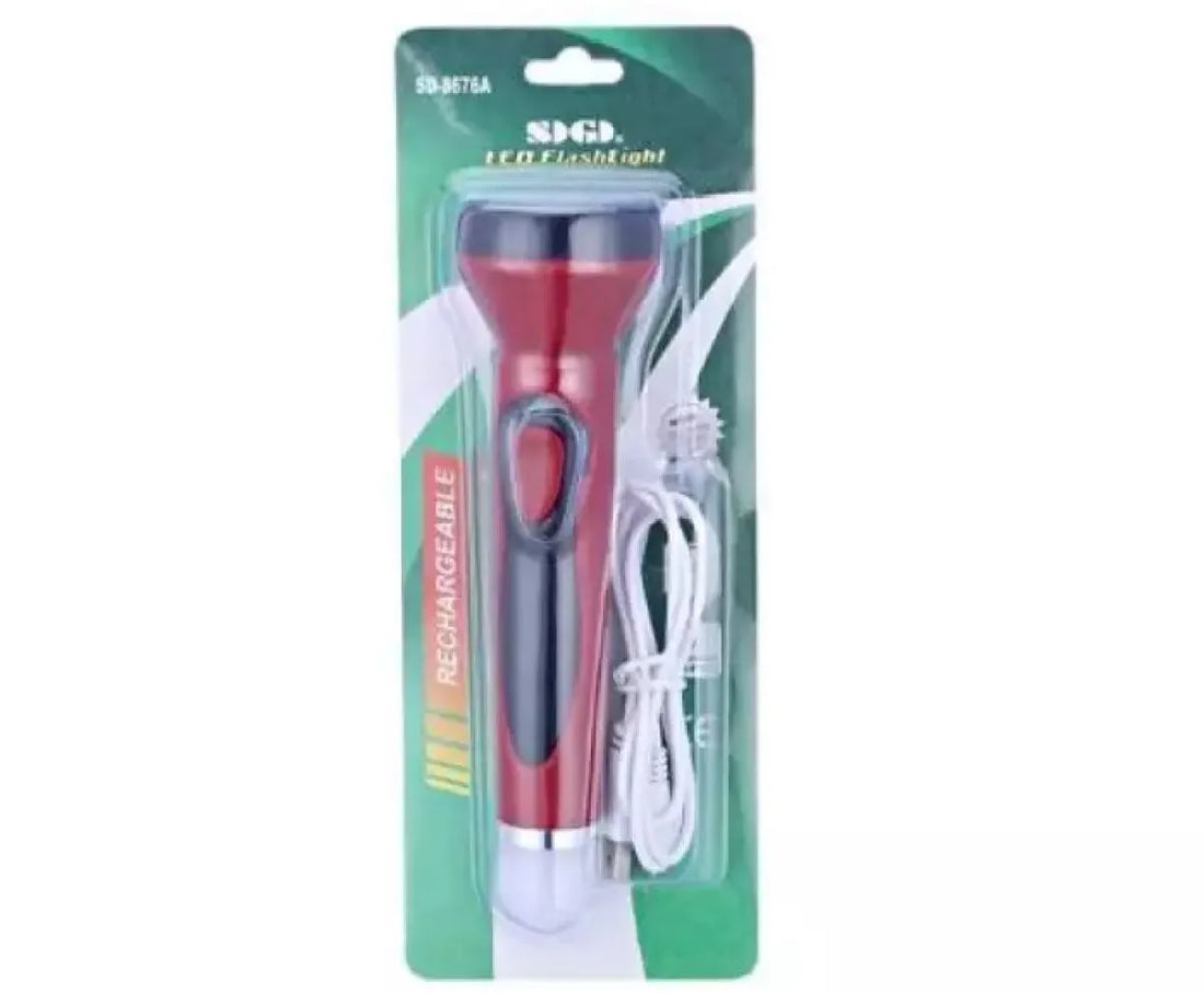 SD-8676A Rechargeable Super Bright LED Flashlight with 1500mAh Battery