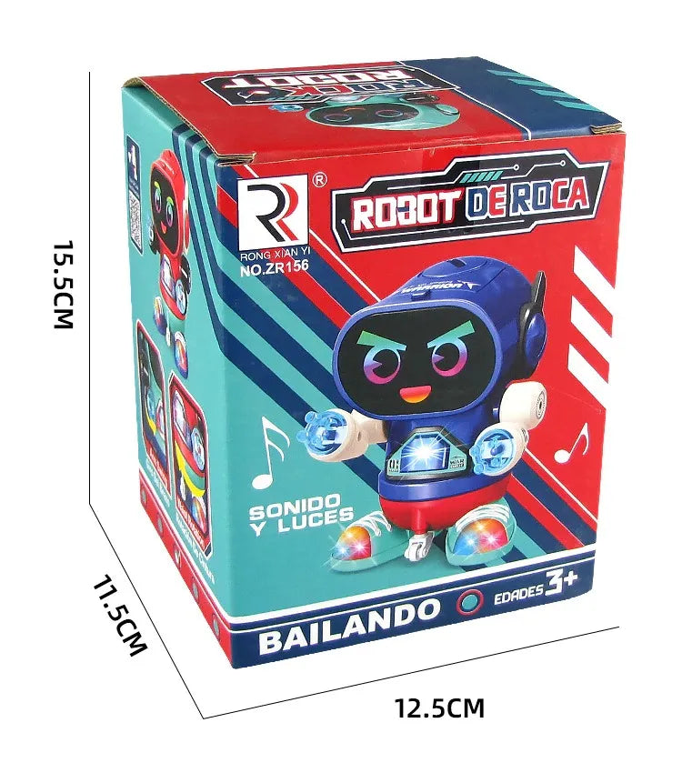 Children's Electric Dancing Robot with Music, Lights, and Walking for Kids