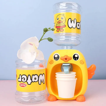 Mini Cute Simulation Duck Water Dispenser Toy | Educational Play Drinking Fountain for Children