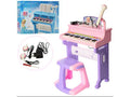 Children's Synthesizer Piano Toy Set With Electronic Organ Microphone & High Chair - Al-Raheem Imports