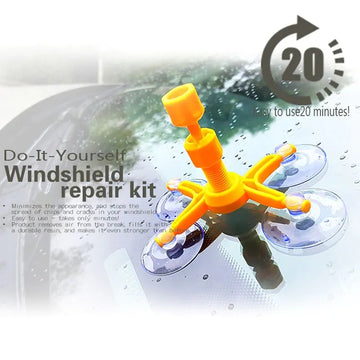 DIY Car Windshield Glass Scratch Repair Kit Windscreen Crack Restore Tool