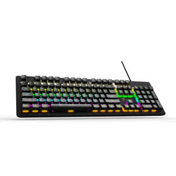 R8 1035 Professional Wired Mechanical Gaming Keyboard with Blue Switches and RGB Lighting