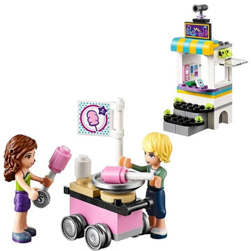 424 Piece Building Blocks Amusement Park Bumper Cars Set for Kids