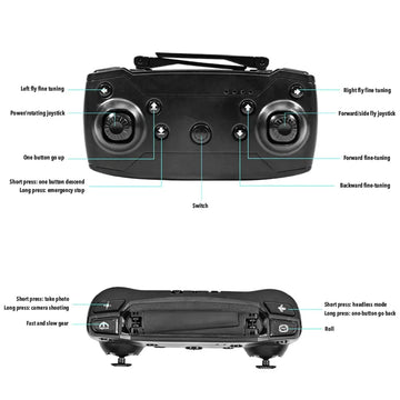 D80WG Foldable Drone with 4K HD Camera WiFi RC Quadcopter for Kids and Beginners