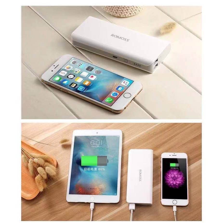 ROMOSS Sense 4 10400mAh Dual USB Power Bank with LED Display Portable Battery Charger for Mobile Phones - Al-Raheem Imports