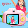 D6 Mini HD Dual Lens Digital Camera Toy for Kids 8MP Photo 1080P Video with Auto Lock Positioning - Al-Raheem Imports