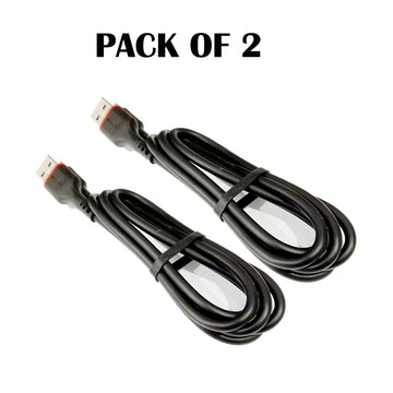 SOVO SC006 Force Pack of 2 High Speed 3.4A Charging Cables Micro USB Type C Lightning 1 Meter Fast Charge