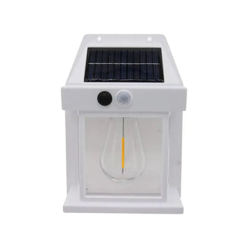 BK 888 Mini Waterproof Solar Interaction Wall Lamp with Motion Sensor Security Light and 3 Intelligent Lighting Modes for Outdoor Garden and Patio