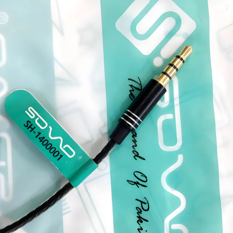 Pack of 2 SOVO SH14 DEMIX Stereo Sound Handsfree with Built In Microphone Noise Reduction In Ear Wired Earphones