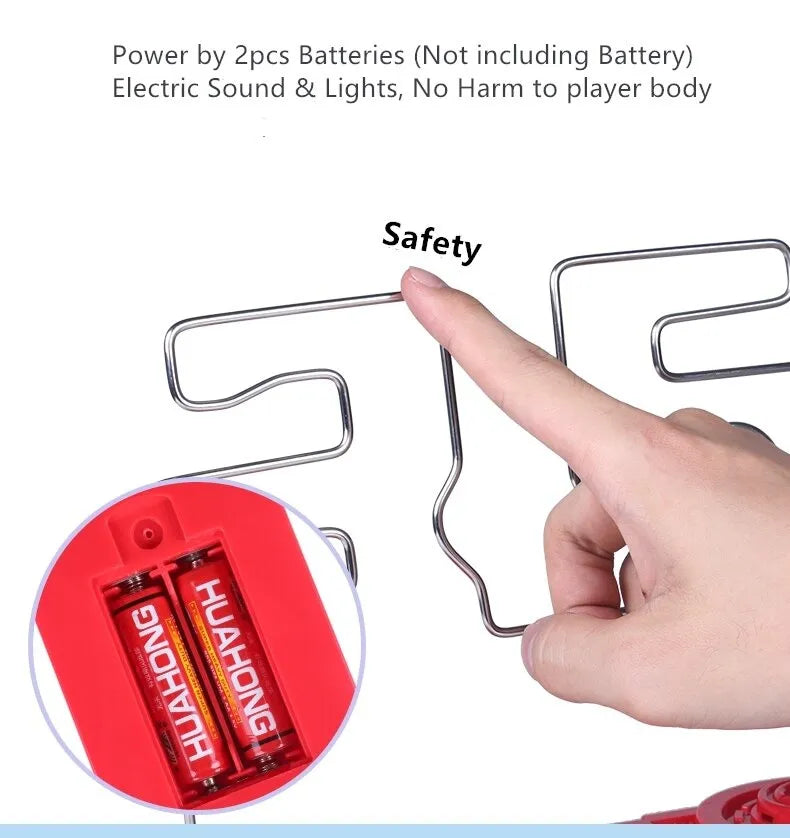 Don't Buzz The Wire Steady Hand Electronic Board Game for Kids & Family