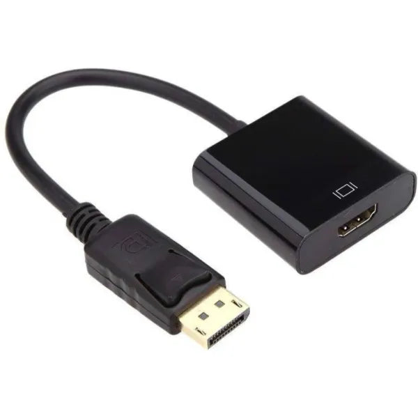 Mini Portable DisplayPort to HDMI Adapter 0.25m Plug and Play