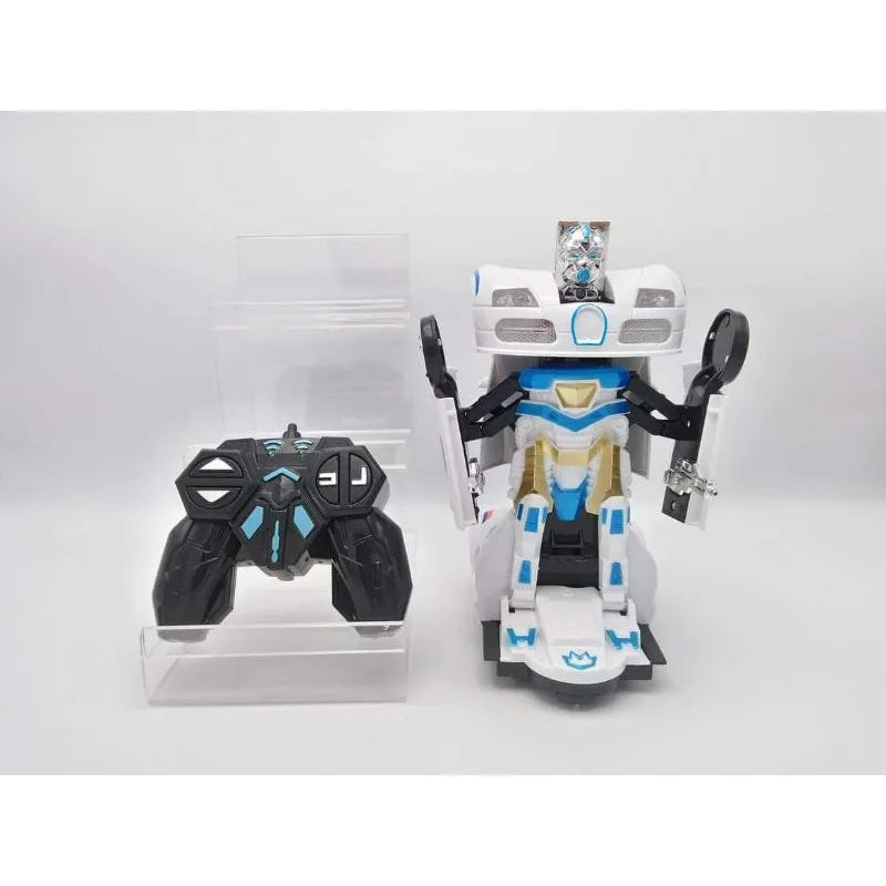 Mech Pioneer Remote Controlled Transforming Car to Warrior Robot Toy for Kids