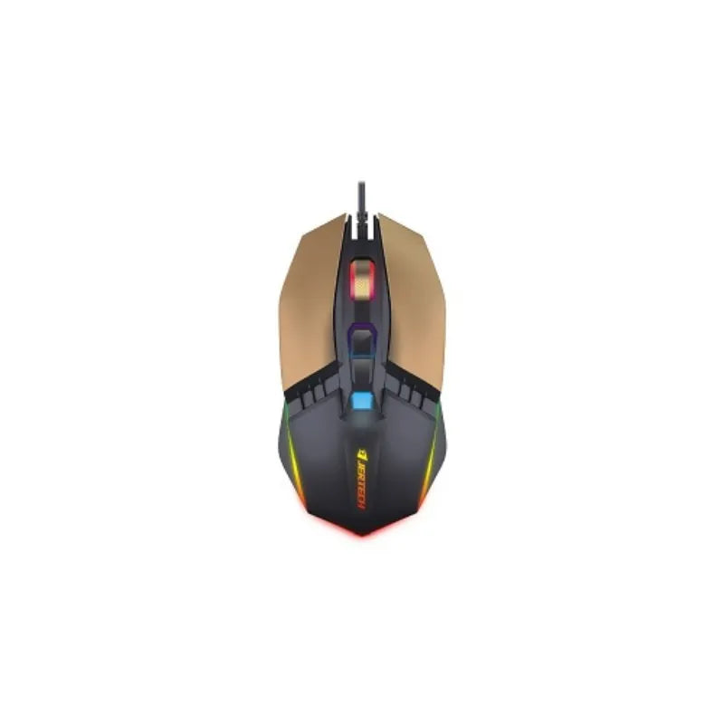 Jertech JR800 Rumble Macro Pro 4800 DPI Wired Gaming Mouse with RGB Chroma Lighting
