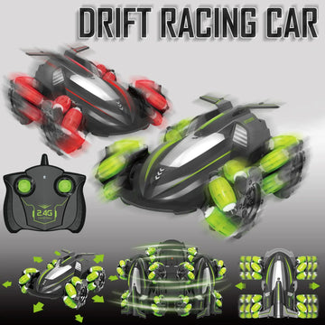 360 Rotation Buggy 2.4G Double-Sided RC Stunt Car with Rechargeable Battery