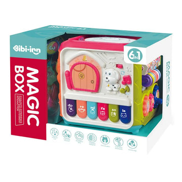 6 in 1 Educational Hexahedral Drum Magic Box Baby Activity Toy