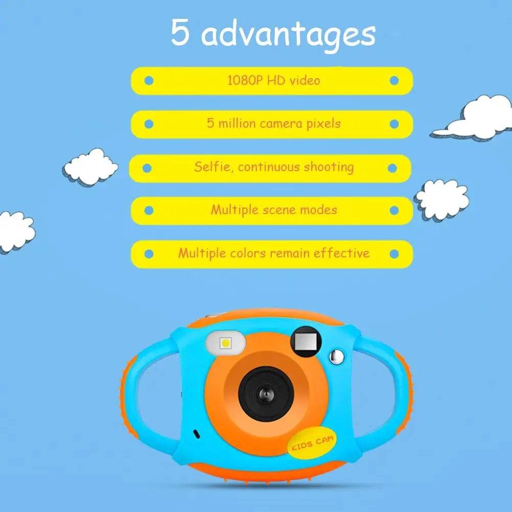 5MP Children Creative Camera with 1.77 Inch Display, Fun Photo Frames, and Video Recording - Al-Raheem Imports